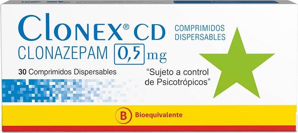 Clonex CD 0,5 mg • $5.274